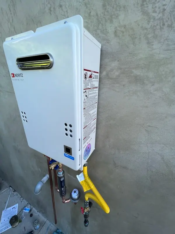Tankless water heater installation for Anchor Bay Harbor homes